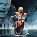 True American president saves kids from demons