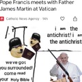 Imagine my shock when someone who advocates for gays/pedos meets with Francis