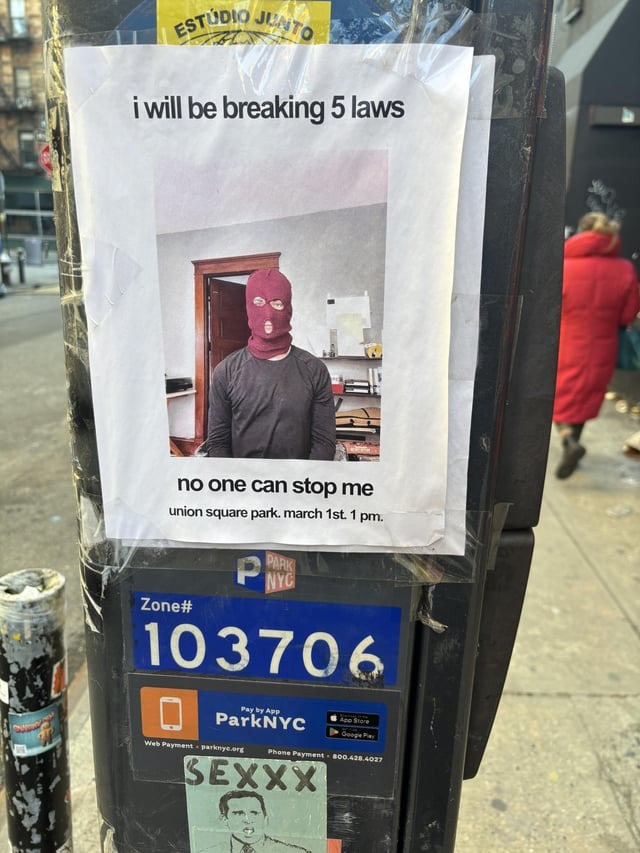 he is warning - meme