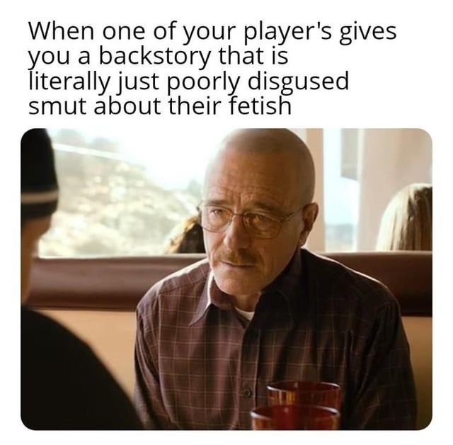 when your dnd player submits smut and calls it lore - meme