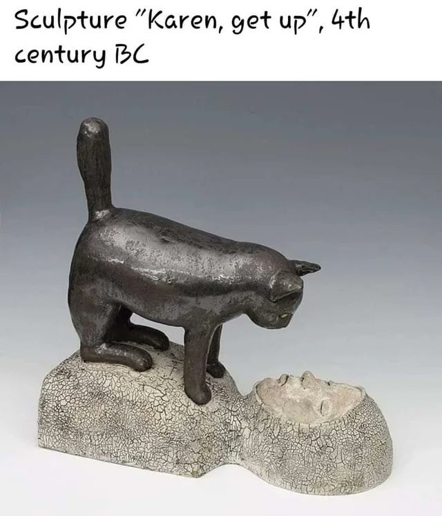 Cats wake their owners up for centuries - meme