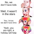 Make up clown meme