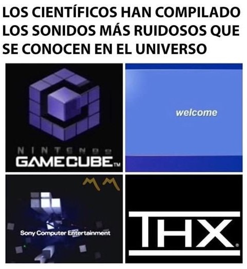 Sonidos más fuertes del universo - meme
