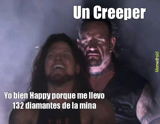 Creeper, aw man - meme