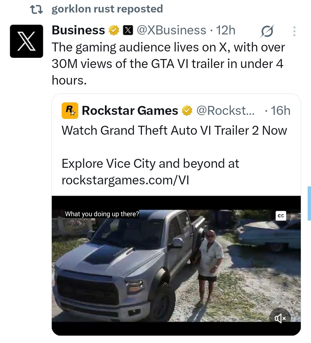 GTA VI trailer hit 30M views in 4 hours, gamers stay undefeated - meme