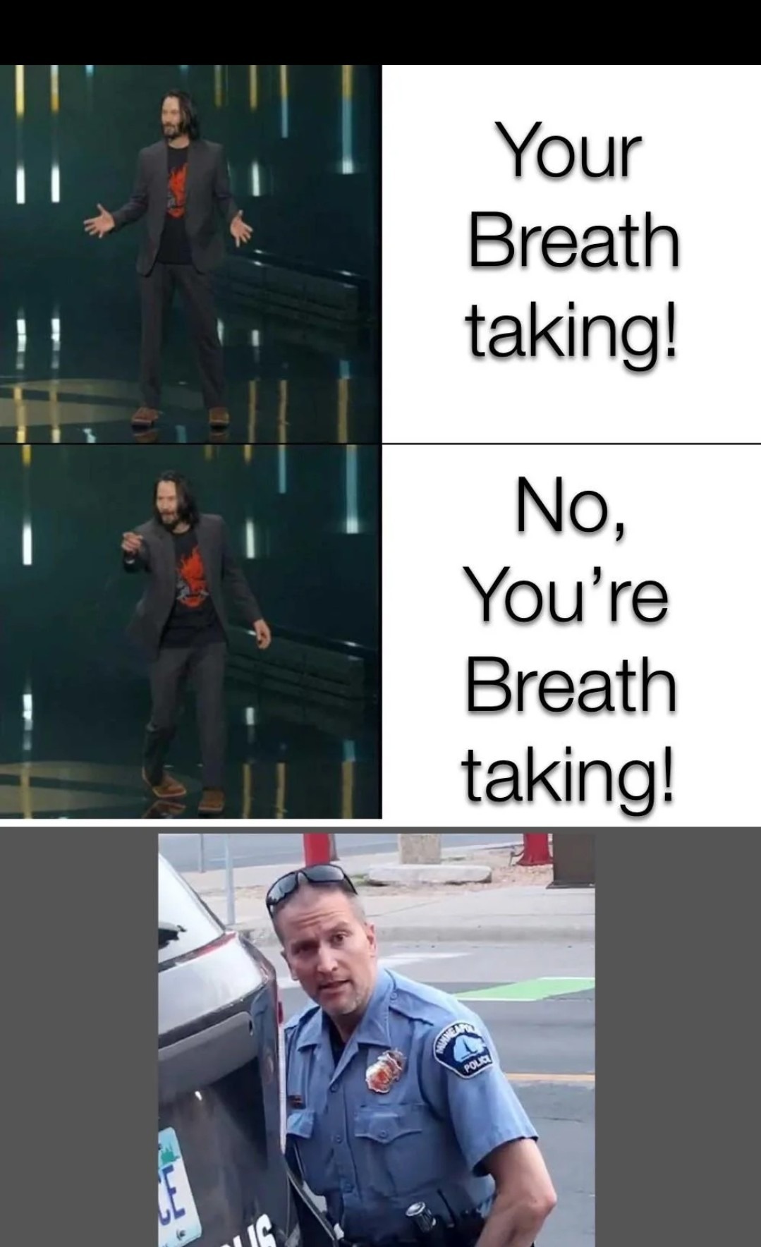 Keanu knows what's up - meme