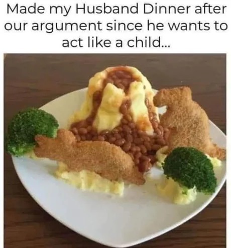 Husband dinner - meme
