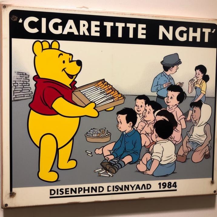 Disneyland Cigarette Night - meme