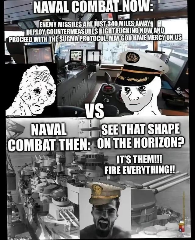 Naval combat meme