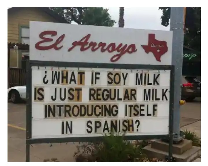 What if soy milk is illegal - meme