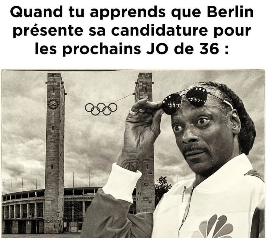 Berlin qui veut organiser les JO 36… on a déjà vu ce film - meme