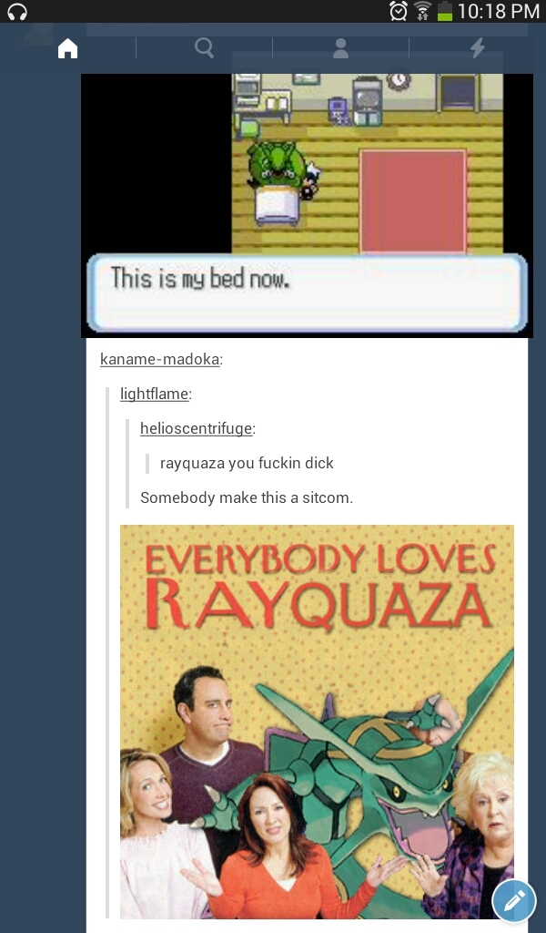 everybody loves rayquaza - meme