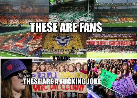 football fans are the best fans. - meme