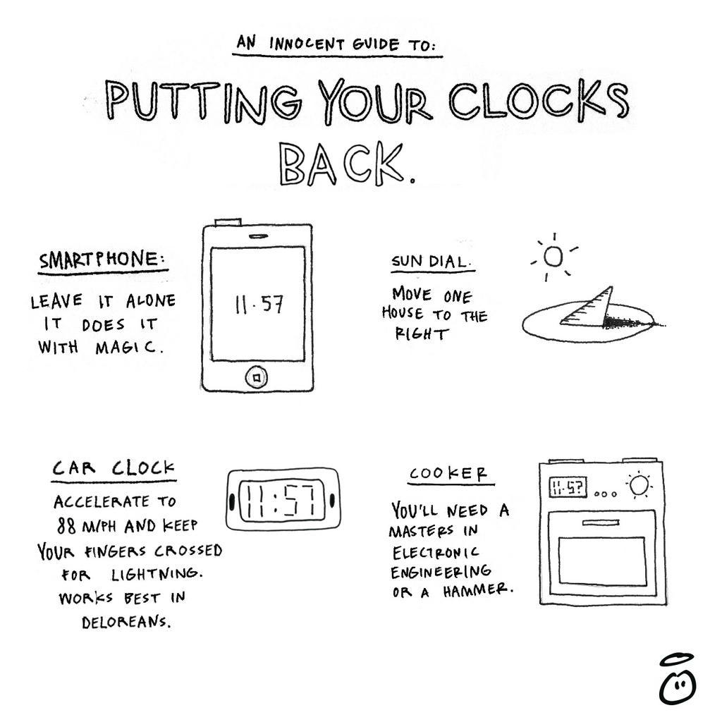 How to put your clock back - meme