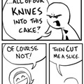 knife kake