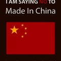 I say no to made in China
