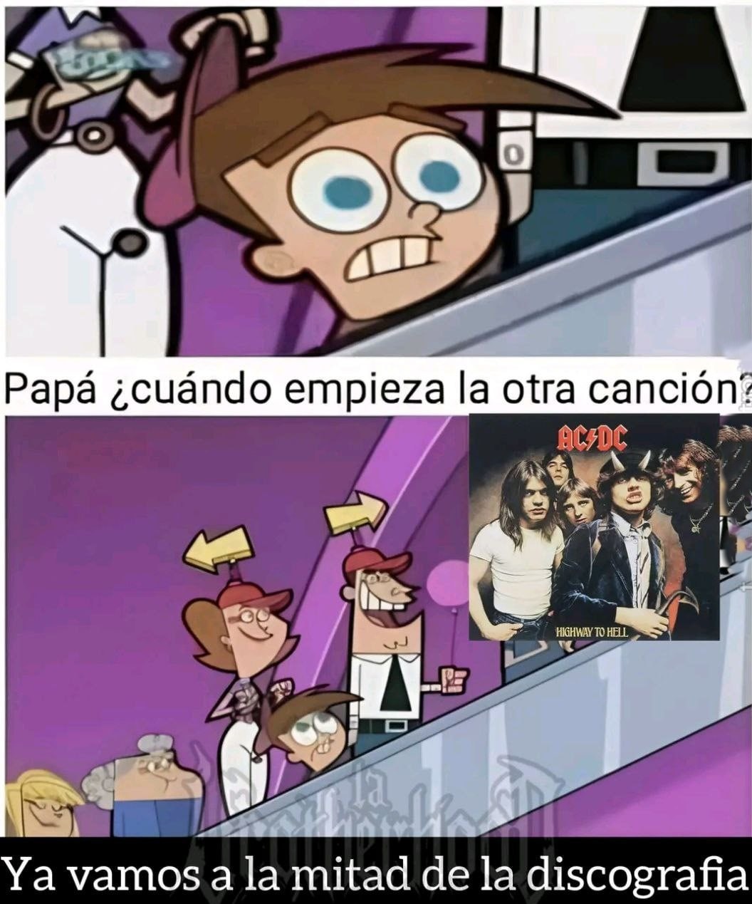 Papá ya va a empezar la otra canción? bro ya vamos por media discografía - meme
