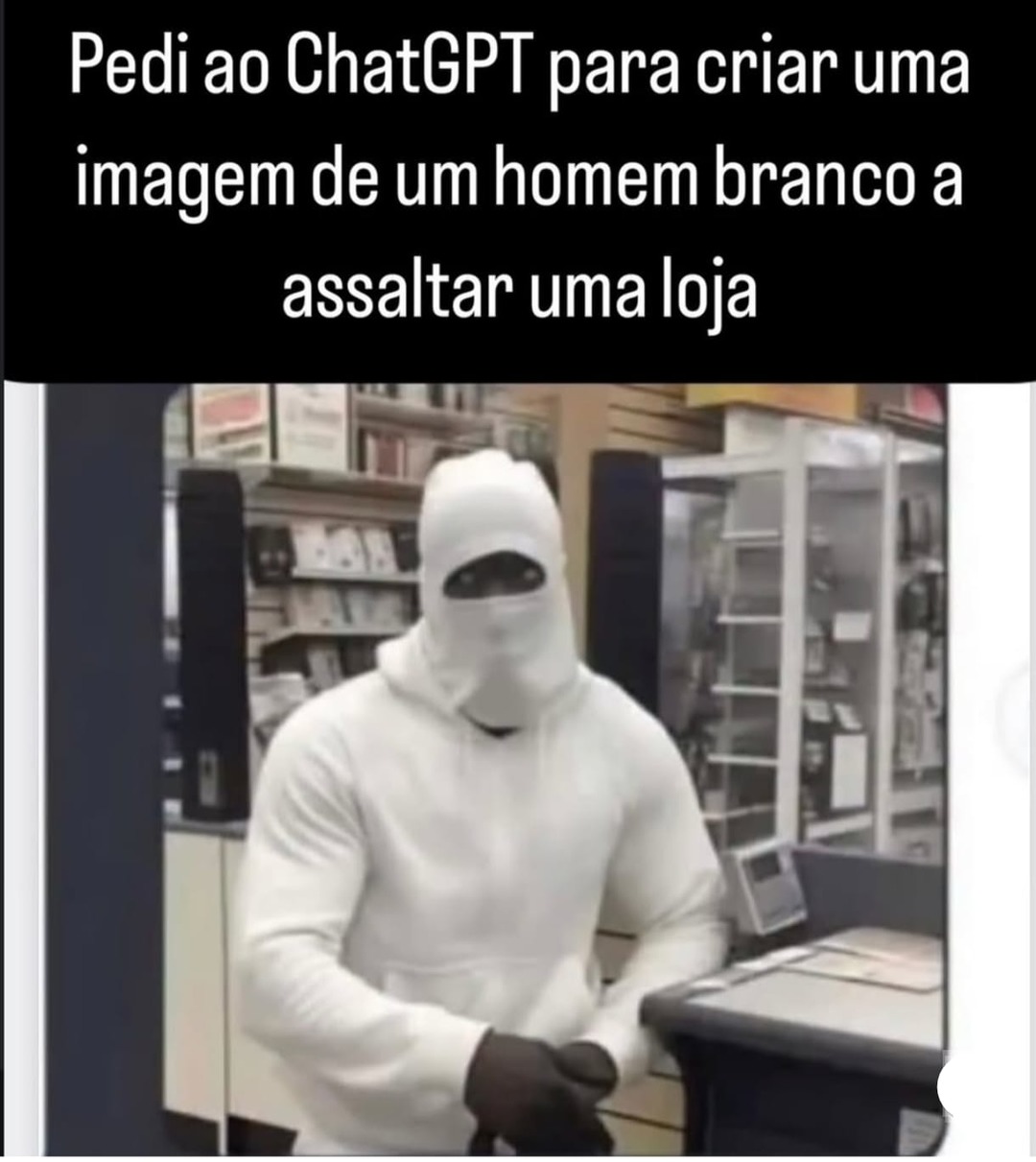 Acho que na verdade foi gerada pelo Grok - meme