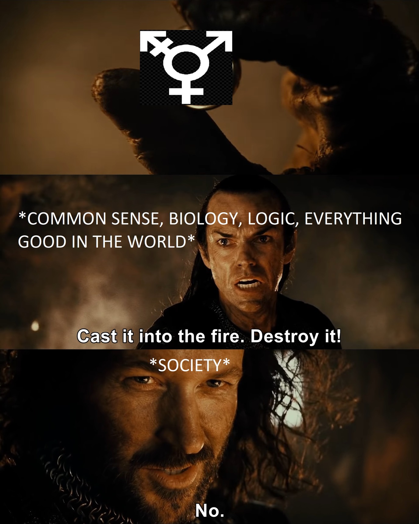 But one day it will burn - meme