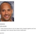 The Rock mixed with Vin Diesel