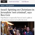 Ben Gvir is Minister of defense for Israel