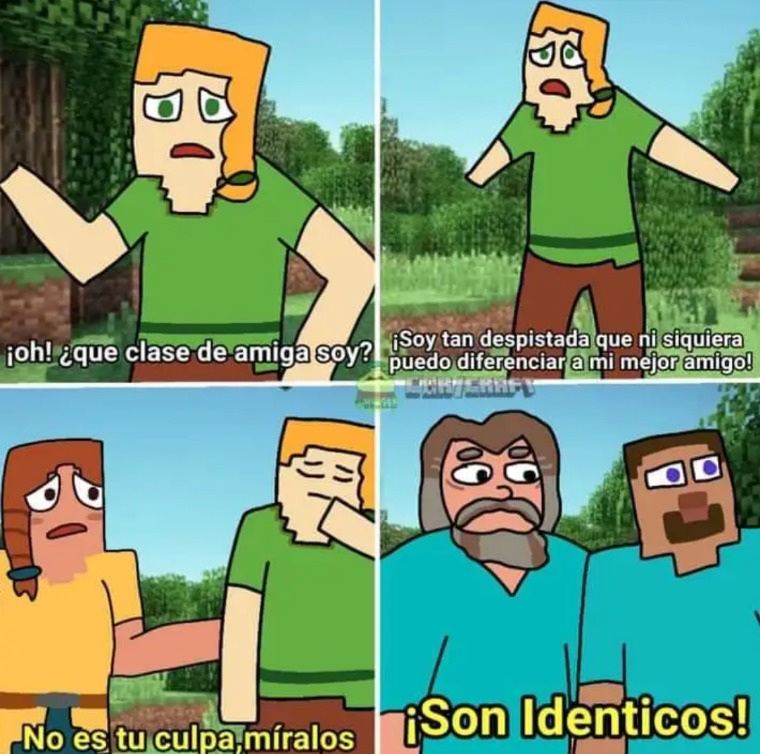 Son idénticos - meme