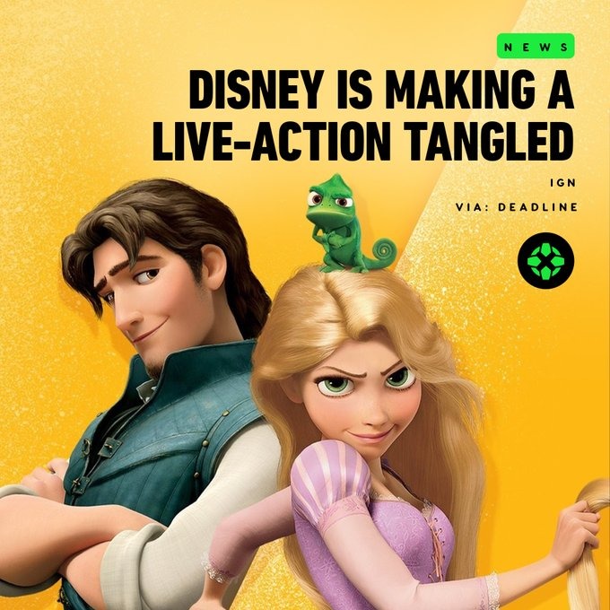 Tangled live action meme