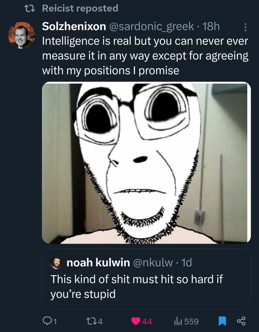 dongs in an intelligence - meme