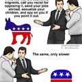 dongs in a two party system
