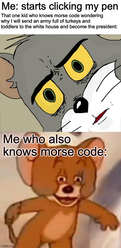 Morse code - meme