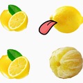 A peeled lemon looks like a lemon with the sour pucker