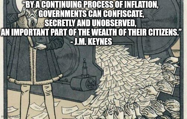 Inflation is a tax - meme