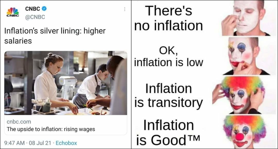 Inflation goes brrr - meme