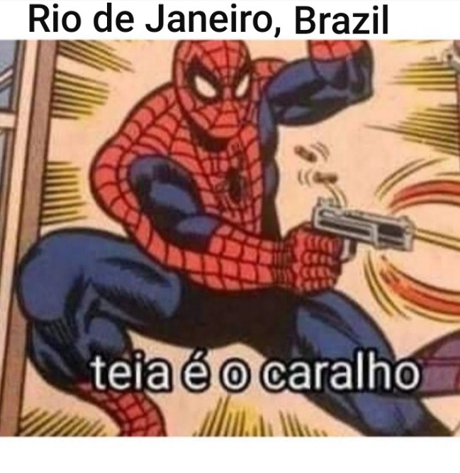 Homem aranha carioca - meme