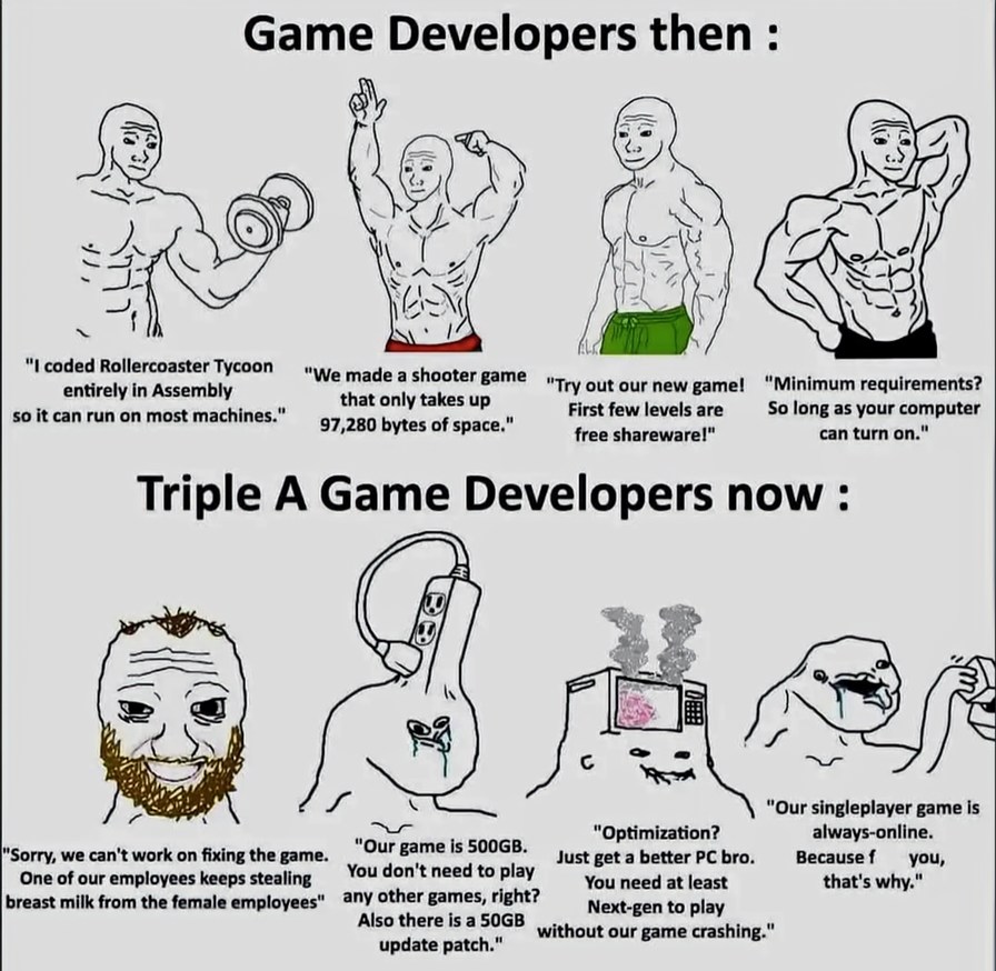 Those were better times. Gamers should always unite. - meme