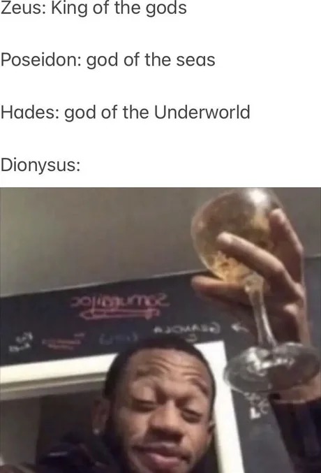 Dionysus meme