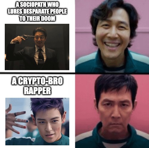 Squid game 2 characters meme
