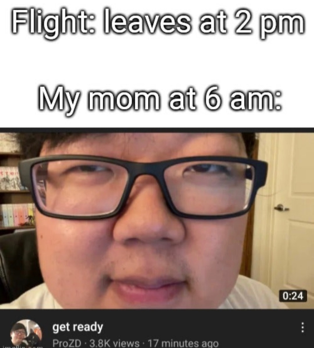 We can’t miss this flight - meme