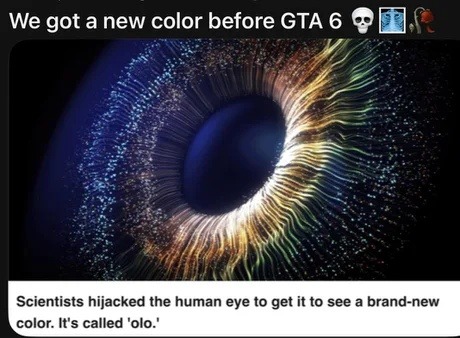 Scientists just unlocked 'olo' and now my eyes feel outdated - meme