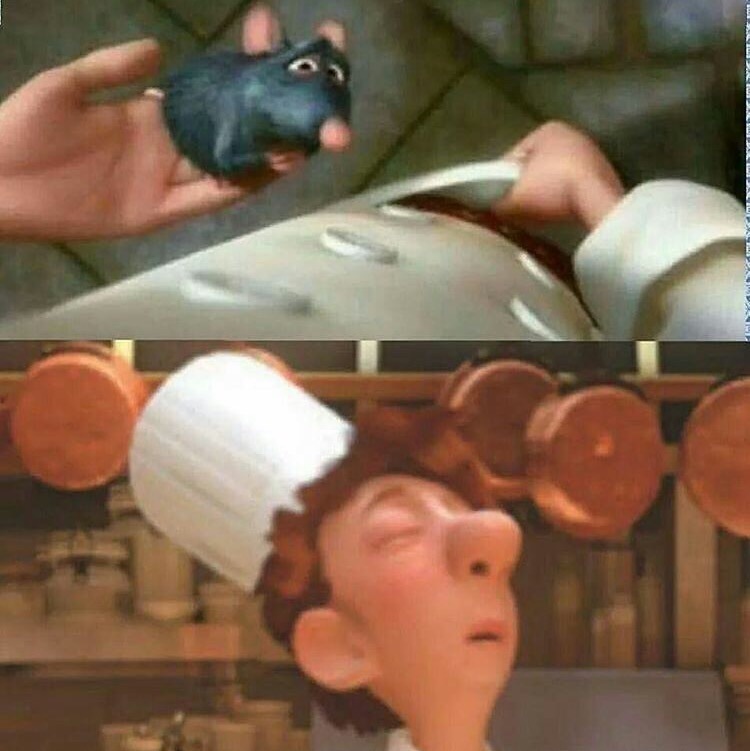 Ratatouille gives the good ol' succ - meme
