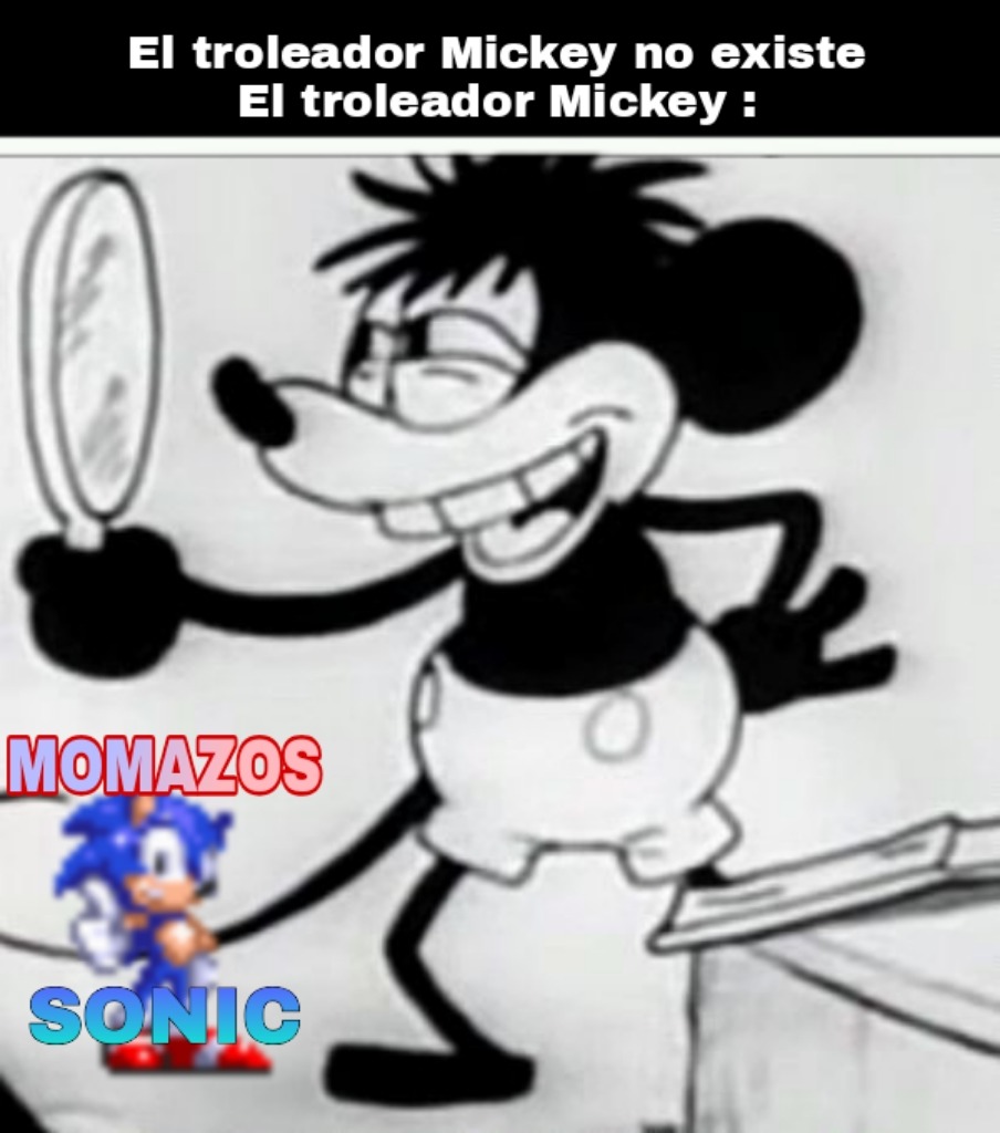 Troleador Mickey - meme