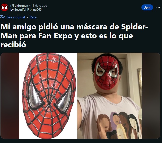 spiderman si fuese usuario de discord - meme