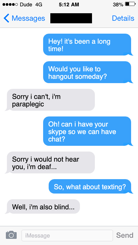 Misspelled text messages