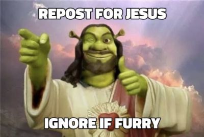 Repost for Jesus - meme