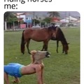 I've heard my crush likes riding horses
