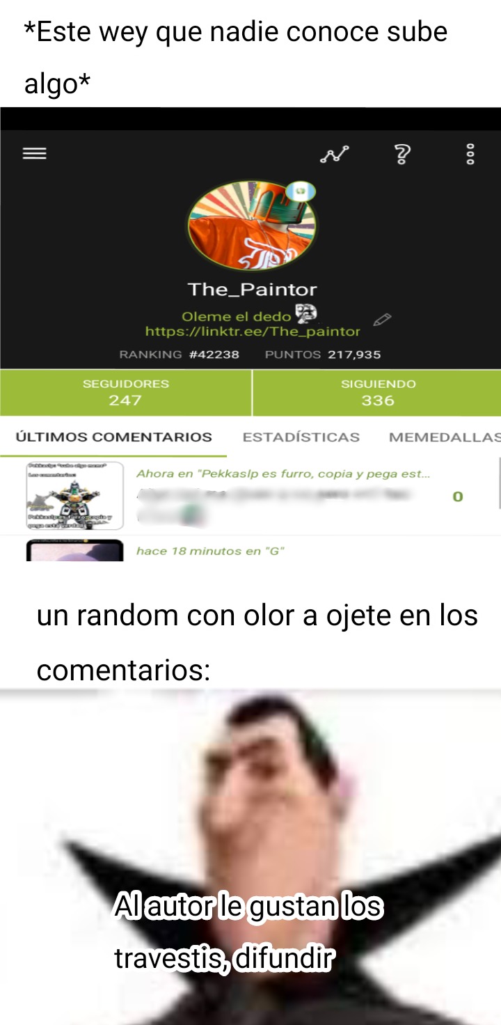 Algo similar le hicieron a pekkaslp con los furros xxdd - meme