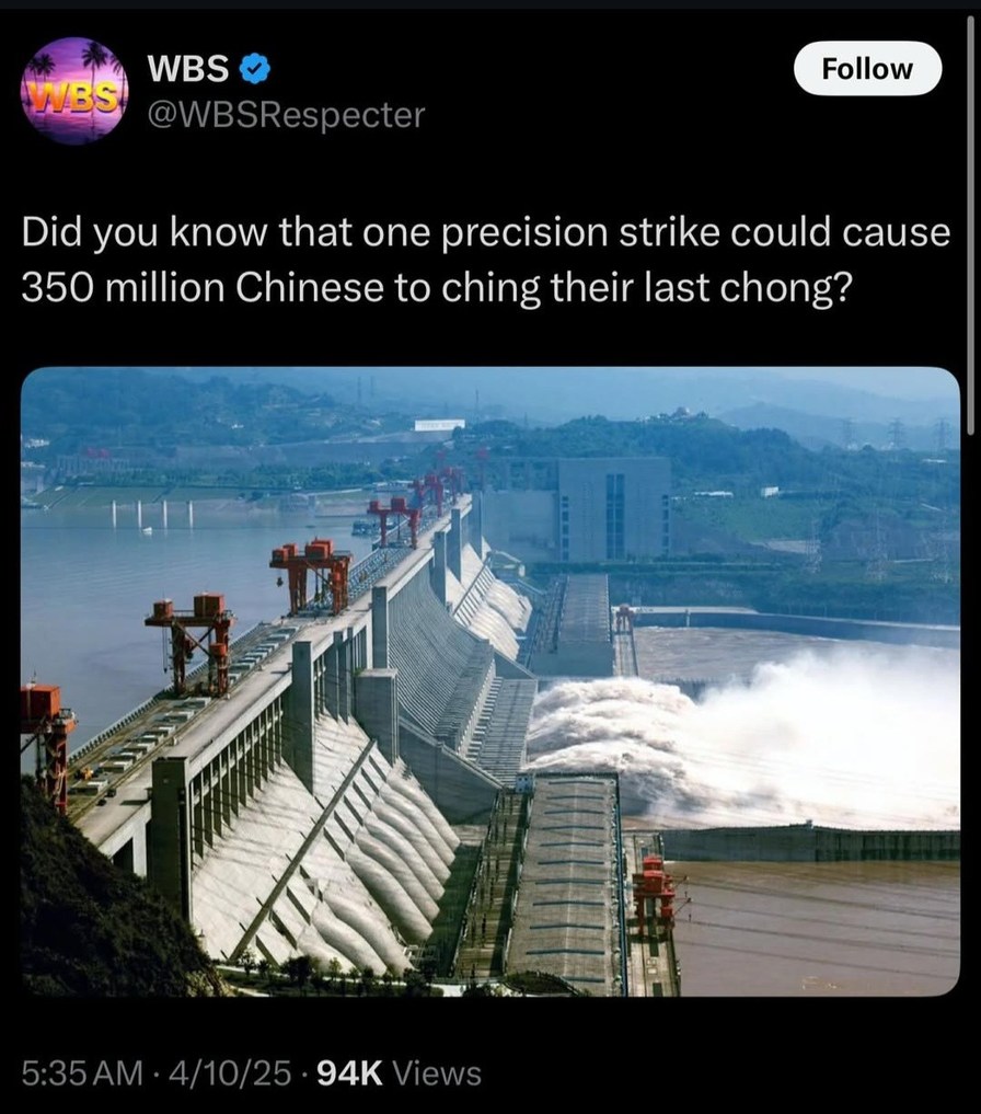 I think dams are really cool - meme