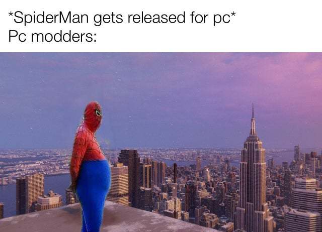 Spiderman PC mods - meme