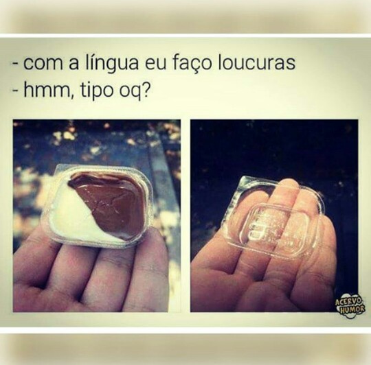 Língua - meme