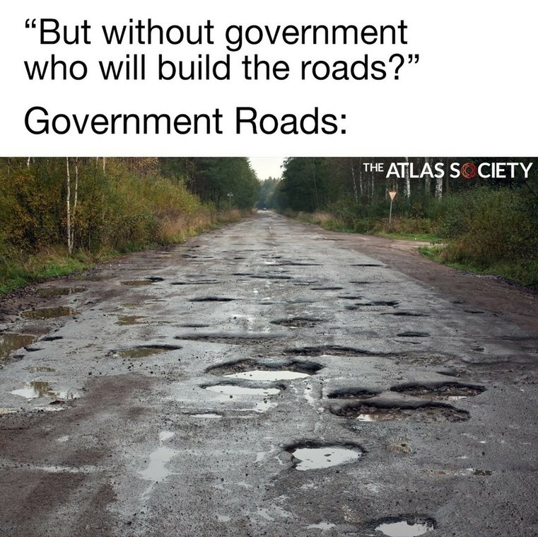 Muh roads - meme